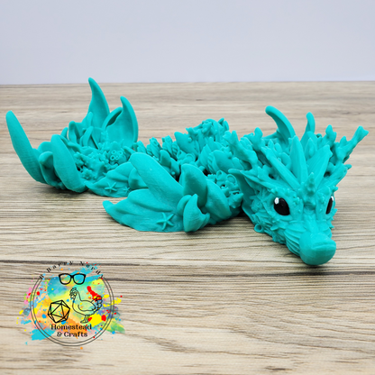 Baby Coral Dragon- Seafoam