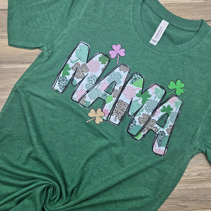 Shamrock Mama- DTF Shirt, Crew Neck, or Hoodie