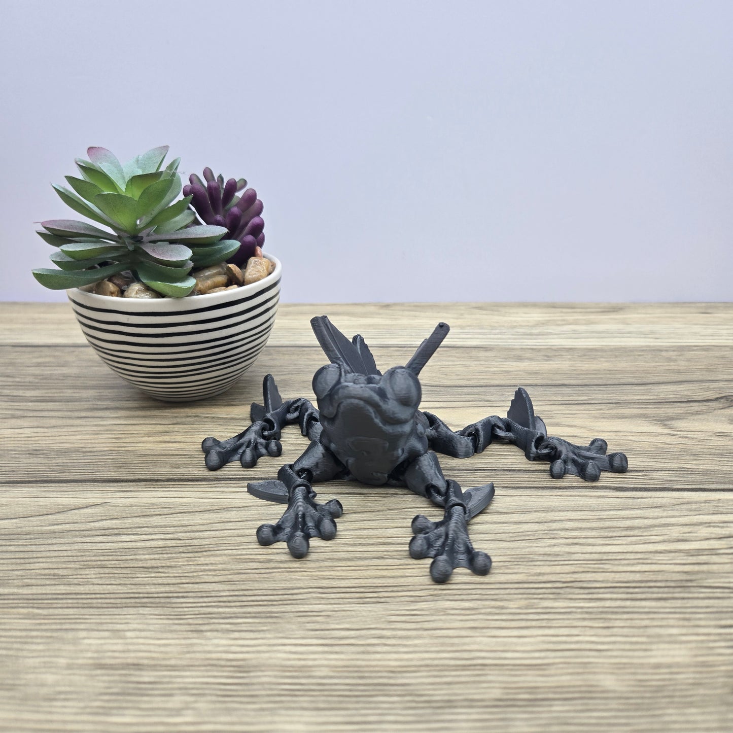 Flexi Flutter Frog- Silk Smoke