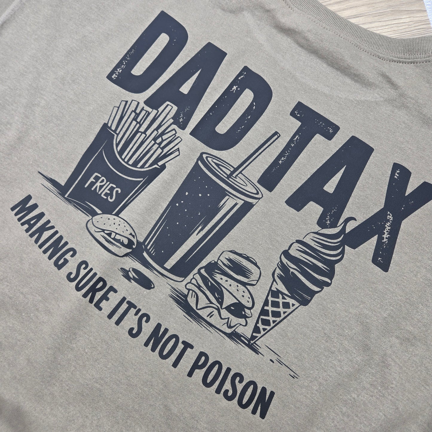 Dad Tax - Tan Work Shirts