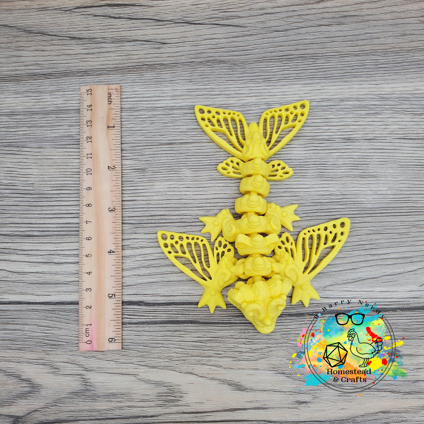 Flexi Butterfly Wyvern- Yellow