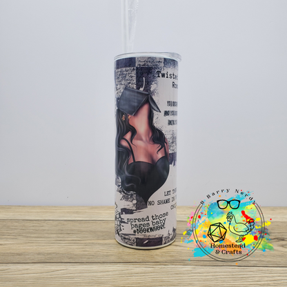 Dark Book Smut, 20oz Sublimated Steel Tumbler