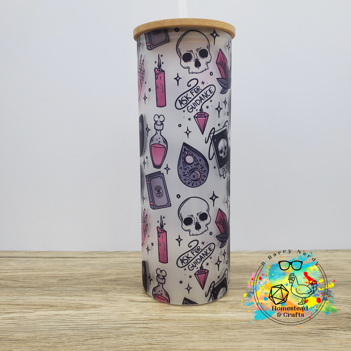Spooky B*tch Era, 25oz Sublimated Glass Can