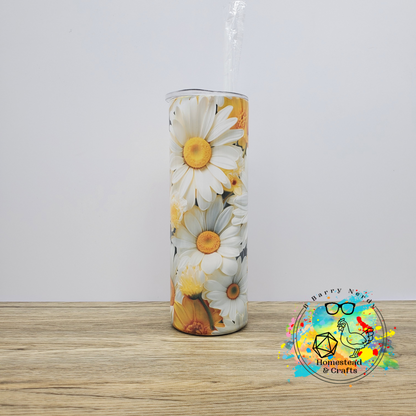 Daisy Lovers, 20 oz Sublimated Steel Tumbler