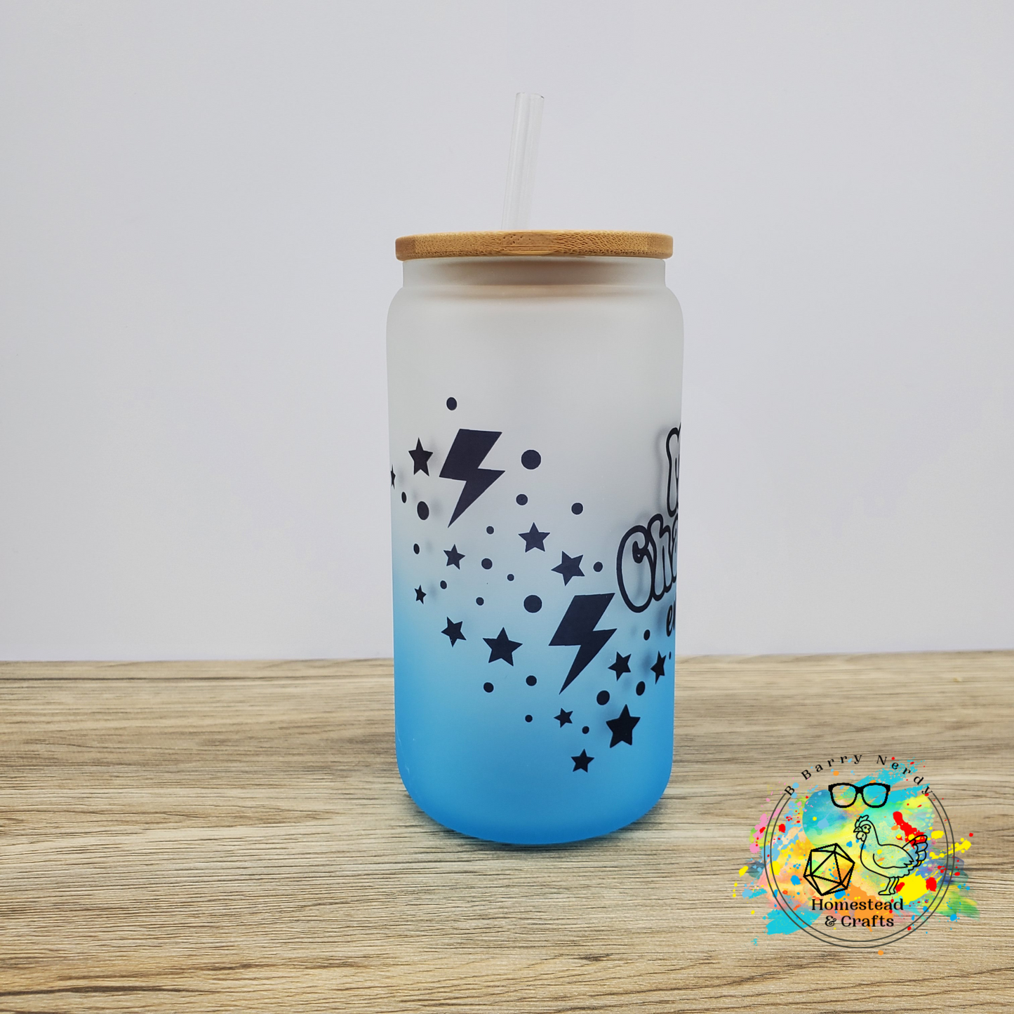 Main Character Energy, 16oz Sublimated Glass Can
