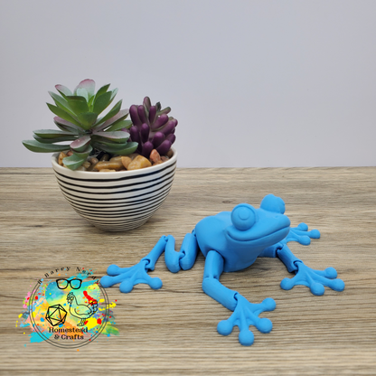 Flexi Frog- Sky Blue