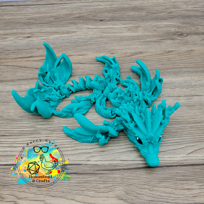 Baby Coral Dragon- Seafoam