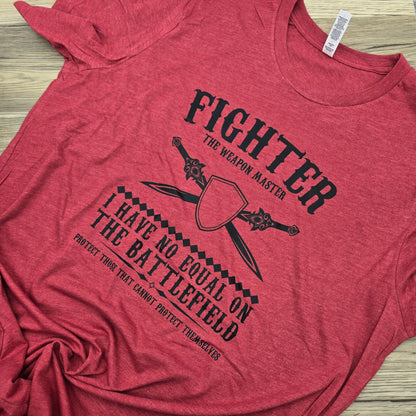 Fighter Tabletop Gaming DTF Shirt, Crew Neck, or Hoodie