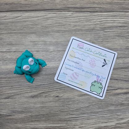 Flexi Bunny Toad- Aqua Green