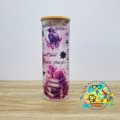 Witchy Vibes, 25oz Sublimated Glass Can