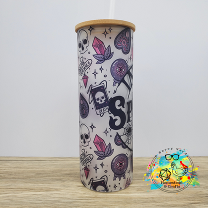 Spooky B*tch Era, 25oz Sublimated Glass Can