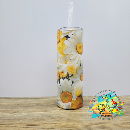 Daisy Lovers, 20 oz Sublimated Steel Tumbler