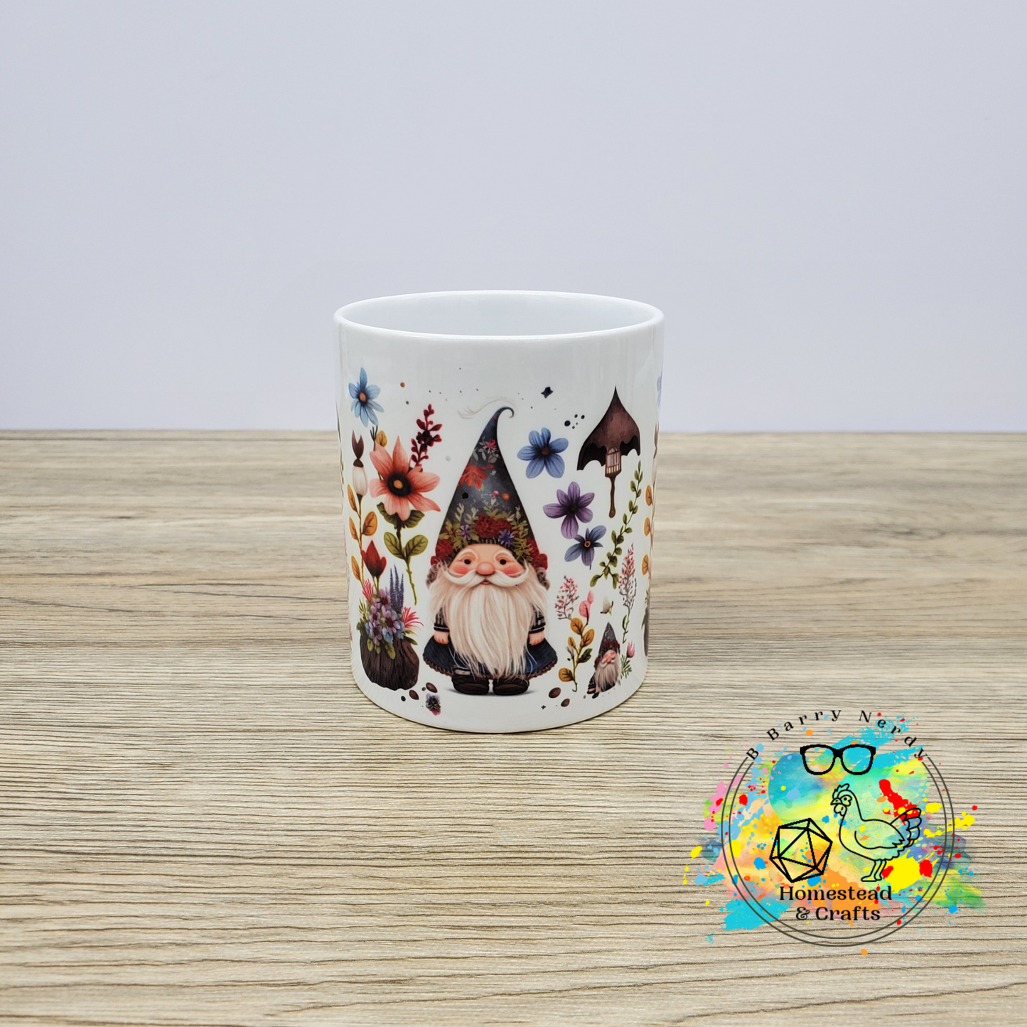 Farm and Harvest Gnomes, Your Choice in Mug Color and Size
