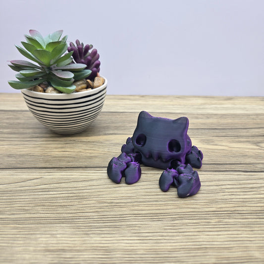 Skellie Crab- Purple to Black Color Perspective