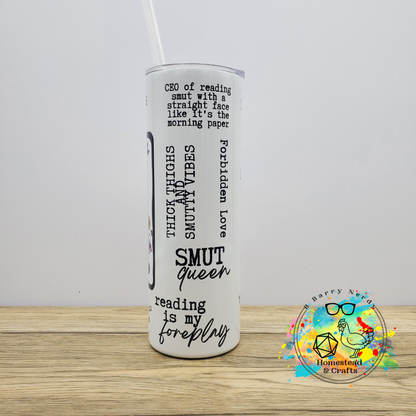 Smut Tarot Card, 20oz Sublimated Steel Tumbler