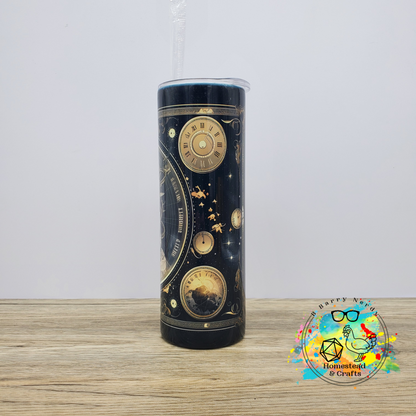 Death Time, 20oz Sublimated Steel Tumbler