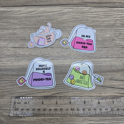 Your Choice of One Tea: Mental Health, Die Cut Vinyl Sticker