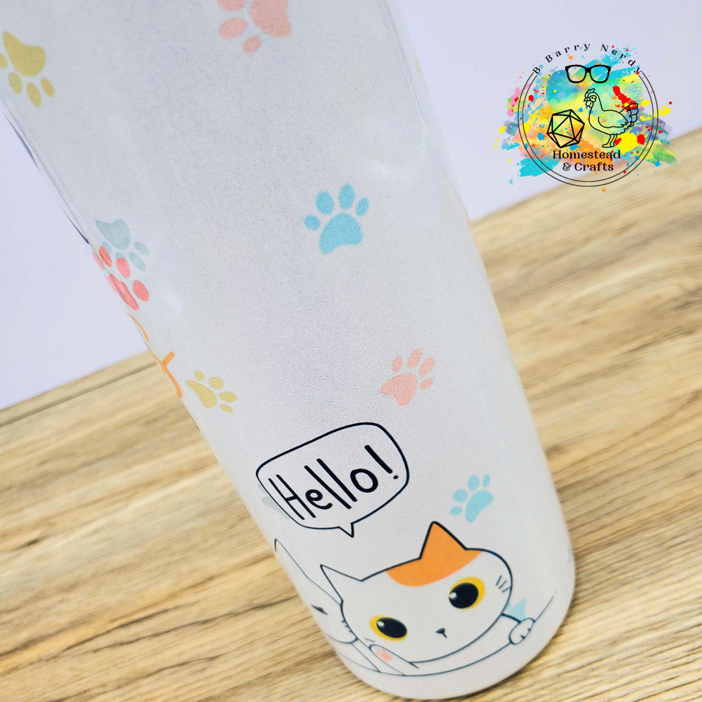 Show Me Your Kitties, 20oz Sublimated Steel Tumbler