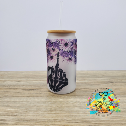 Bad Mom Era, 16oz Sublimated Glass Can