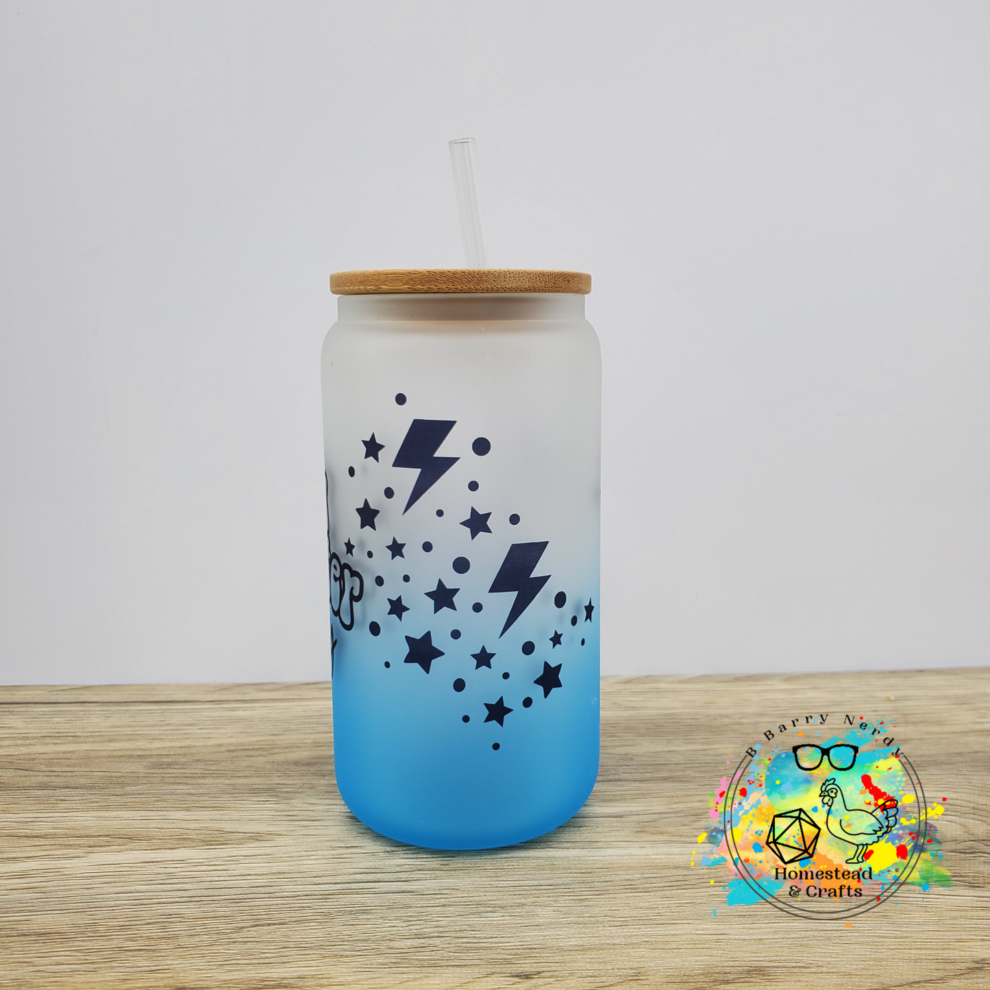 Main Character Energy, 16oz Sublimated Glass Can