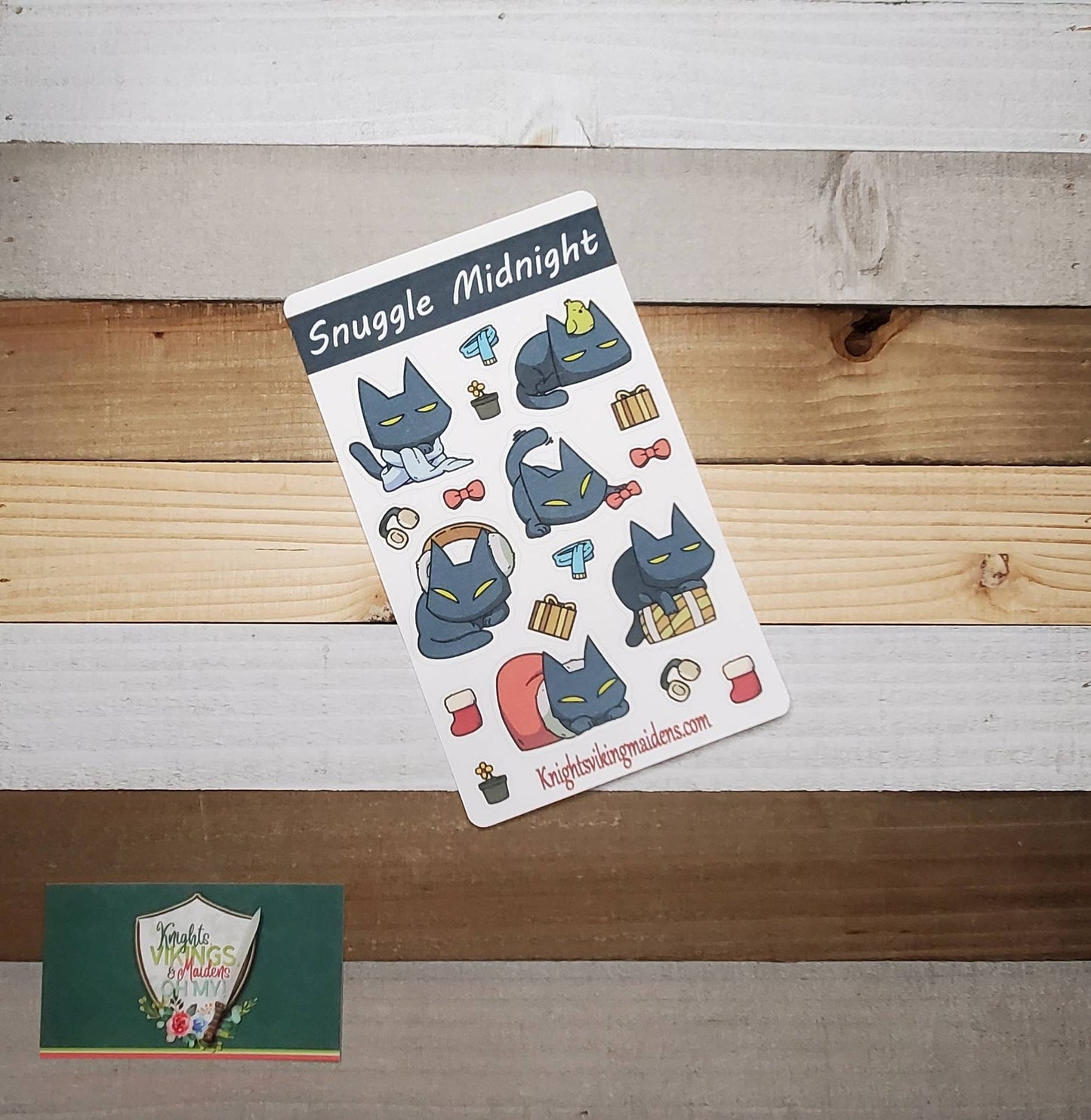 Black Cat Sticker Sheet, Kitten, Snuggle Kitten, Playful, Grumpy, Sleepy, Every Day, Bullet Journal, Planning Stickers, Kiss Cut Stickers