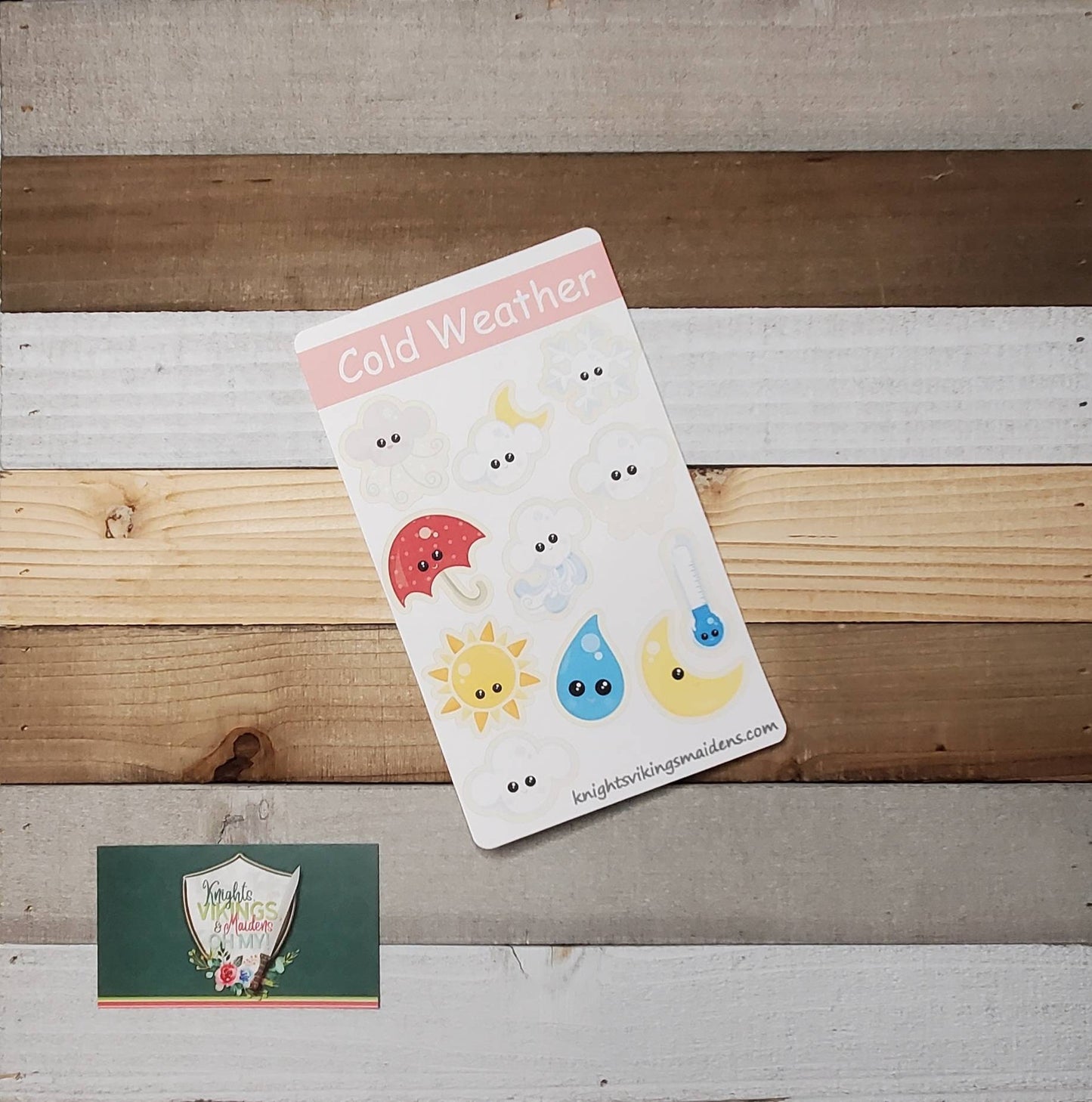Kawaii Weather Stickers, Cold weather, Warm Weather, Bullet Journal, Planning Stickers, Meterology, Rain, Rainbow, Snow