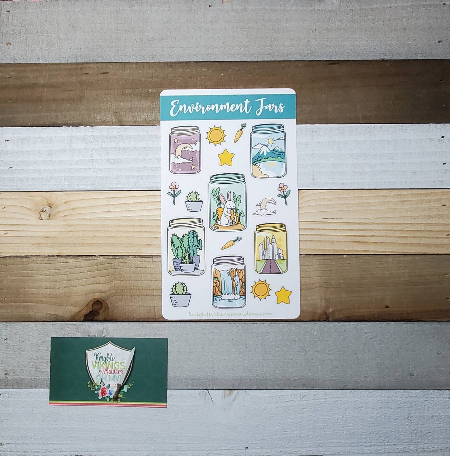 Mini Jar Sticker Sheet, Origami Stickers, Dolphin, Crane, Rabbit, Bullet Journal, Planning Stickers, Teen or Tween Stickers