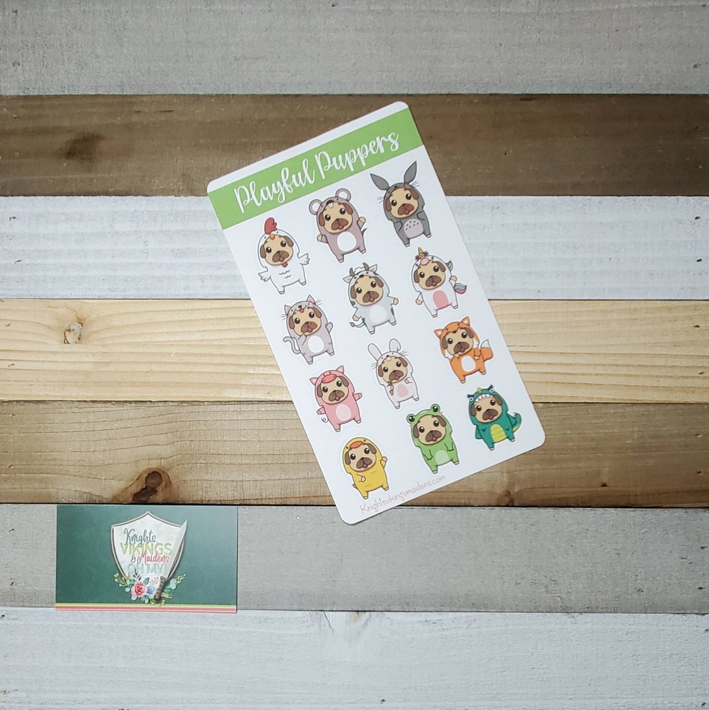 Playful Puppies Sticker Sheet, Puppy, Comfy, Costume Sticker, Bullet Journal, Planning Stickers, Animal, Dog Stickers, Dogs Dressed Up