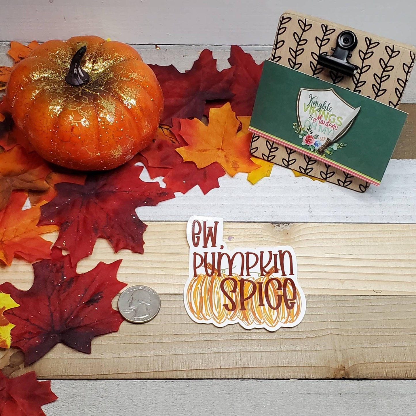 Ew Pumpkin Spice, Die Cut Sticker, Tween Sticker, Fall, Autumn, Thanksgiving, Bullet Journal, Planning Stickers, Laptop Sticker, Coffee