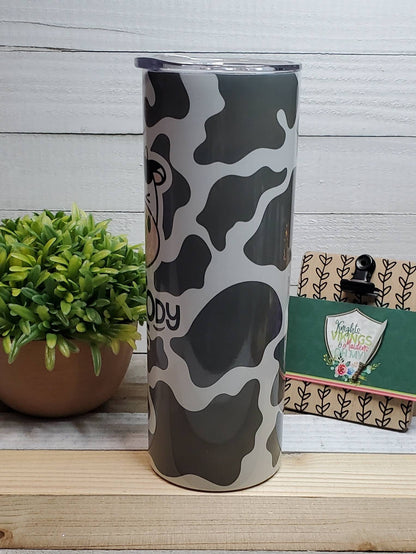 Moooody AF, 20oz Sublimated Steel Tumbler