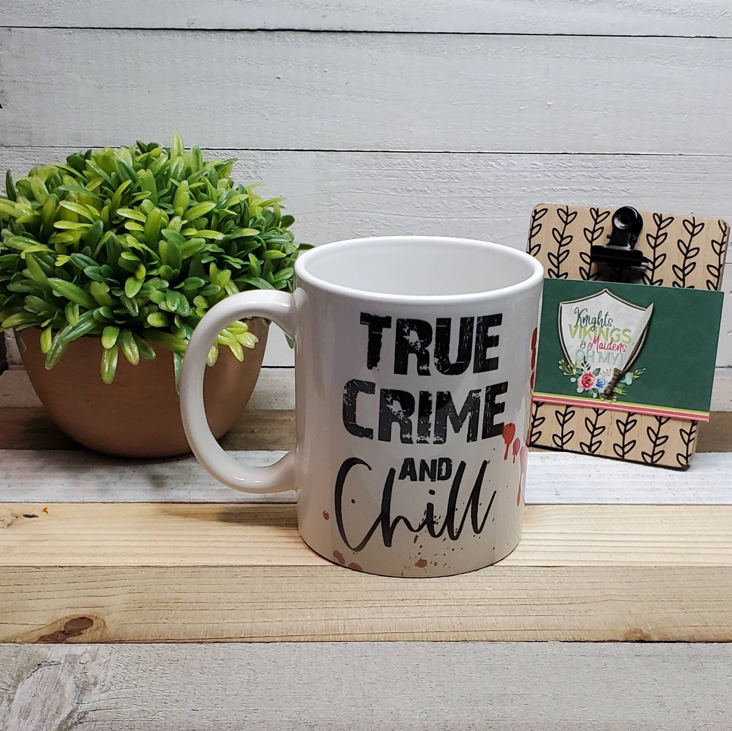 True Crime and Chill, Your Choice in Mug Color and Size, True Crime, Documentaries, Coffee Lover, Coffee Mug, Gift for Friends