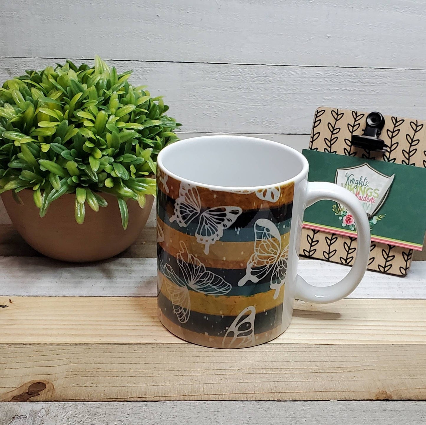 Anti Social Butterfly in Fall Colors, Your Choice in Mug Color and Size, Anti People, Coffee Lover, Coffee Mug, Gift for Friends