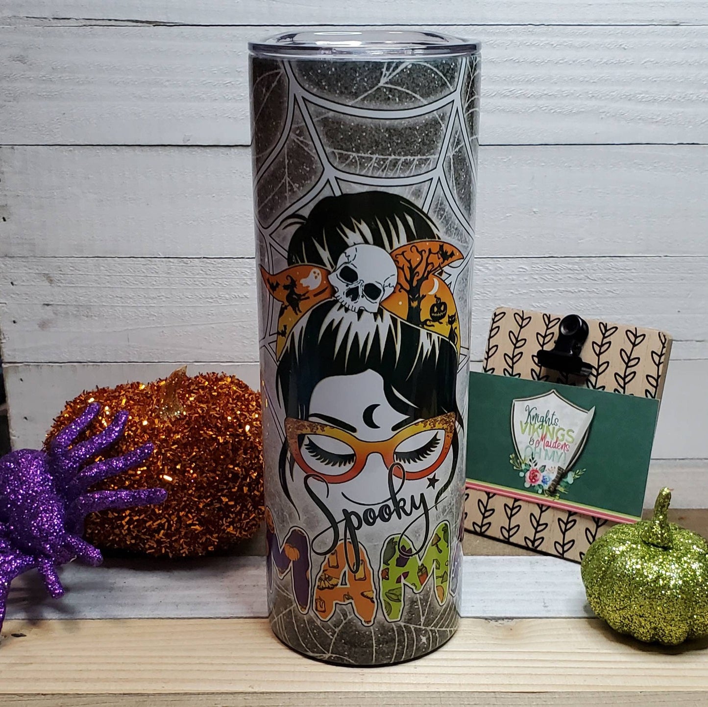 Spooky Mama, 20oz Sublimated Steel Tumbler,