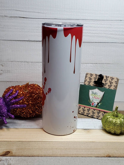 True Crime and Chill, 20 oz Sublimated Steel Tumbler