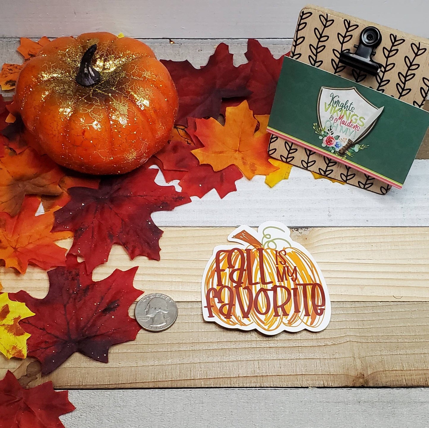 Fall is My Favorite, Die Cut Sticker, Teen Sticker, Fall, Autumn, Thanksgiving, Bullet Journal, Planning Stickers, Laptop Sticker, Holiday