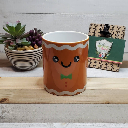 Gingerbread Person, Your Choice in Mug Color and Size, Coffee Lover, Coffee Mug, Gift for Friend, Christmas Mug, Holiday Gift, Seasonal