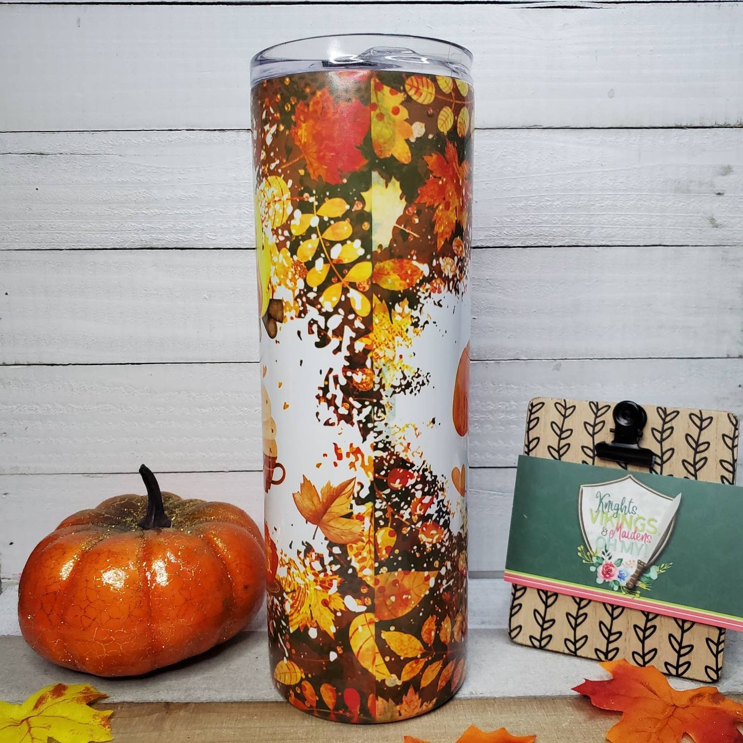 Fall Tumbler, 20oz Sublimated Steel Tumbler