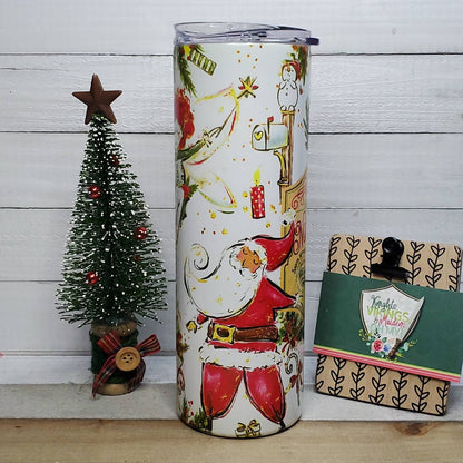 North Pole, 20oz Sublimated Steel Tumbler