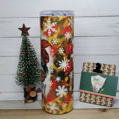 Merry Momma, 20oz Sublimated Steel Tumbler