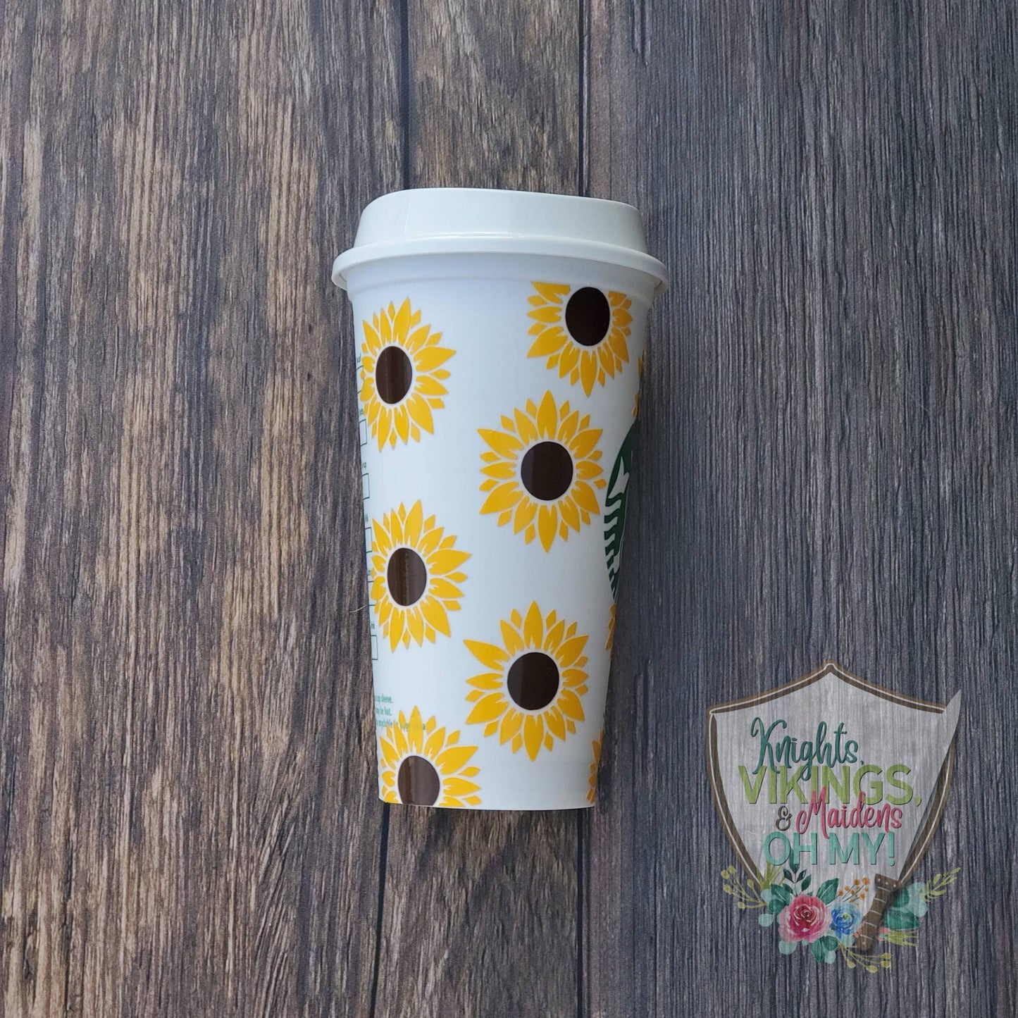 Sunflower Hot Cup, 16oz Starbucks Hot Cup