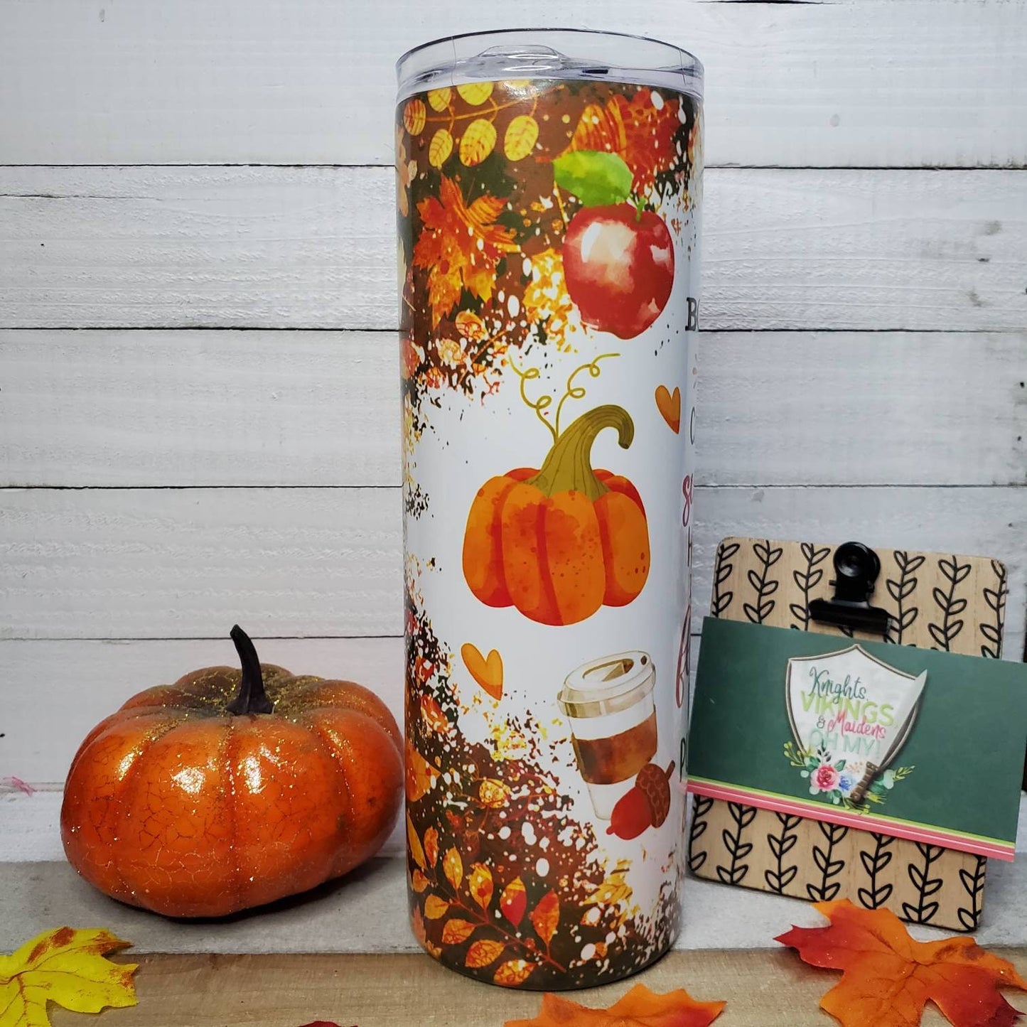 Fall Tumbler, 20oz Sublimated Steel Tumbler