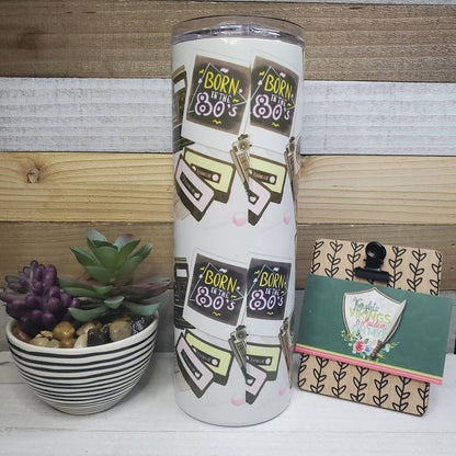 80s Mom, 20oz Sublimated Steel Tumbler