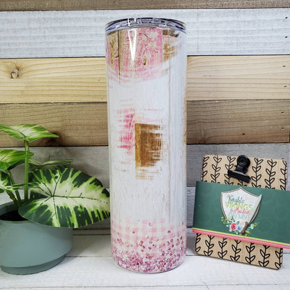 Mama, Cow, Pink, 20 oz Sublimated Steel Tumbler