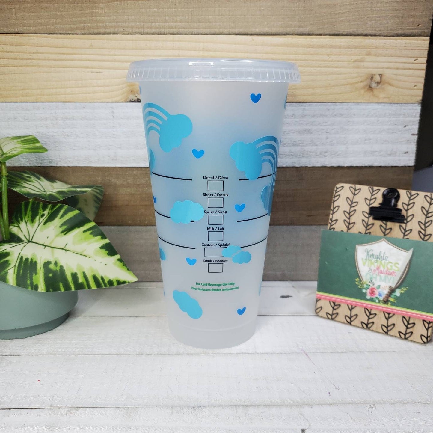Baby Boy Cup, Starbucks Cold Cup with Straw