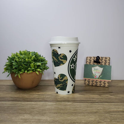 Military Wife Hot Cup, 16oz Starbucks Hot Cup