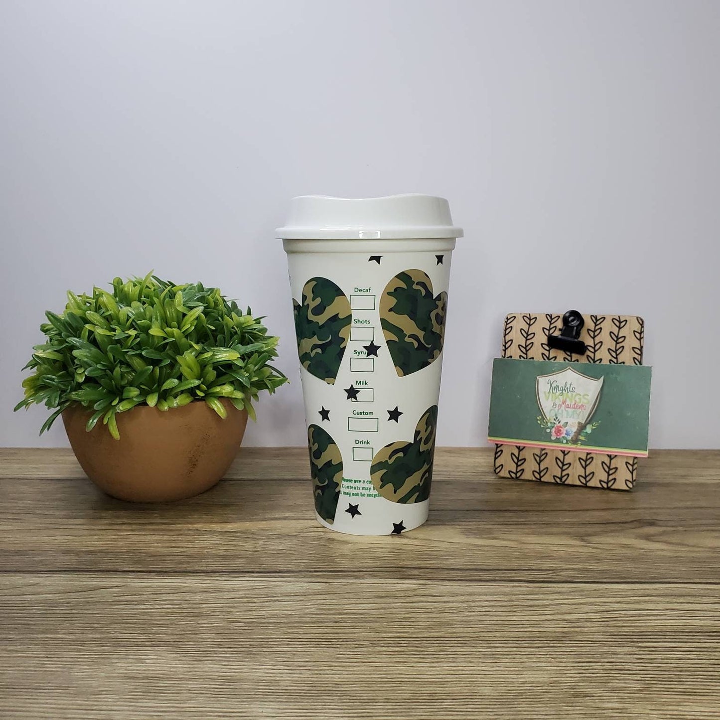 Military Wife Hot Cup, 16oz Starbucks Hot Cup