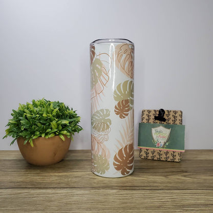 Mama, Mom Monstera, 20oz  Sublimated Steel Tumbler