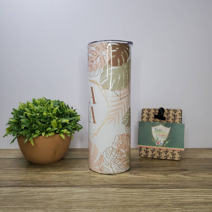 Mama, Mom Monstera, 20oz  Sublimated Steel Tumbler