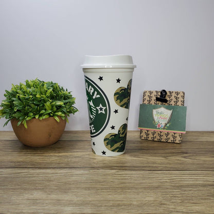 Military Wife Hot Cup, 16oz Starbucks Hot Cup