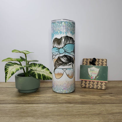 Beach Bun, 20oz Sublimated Steel Tumbler